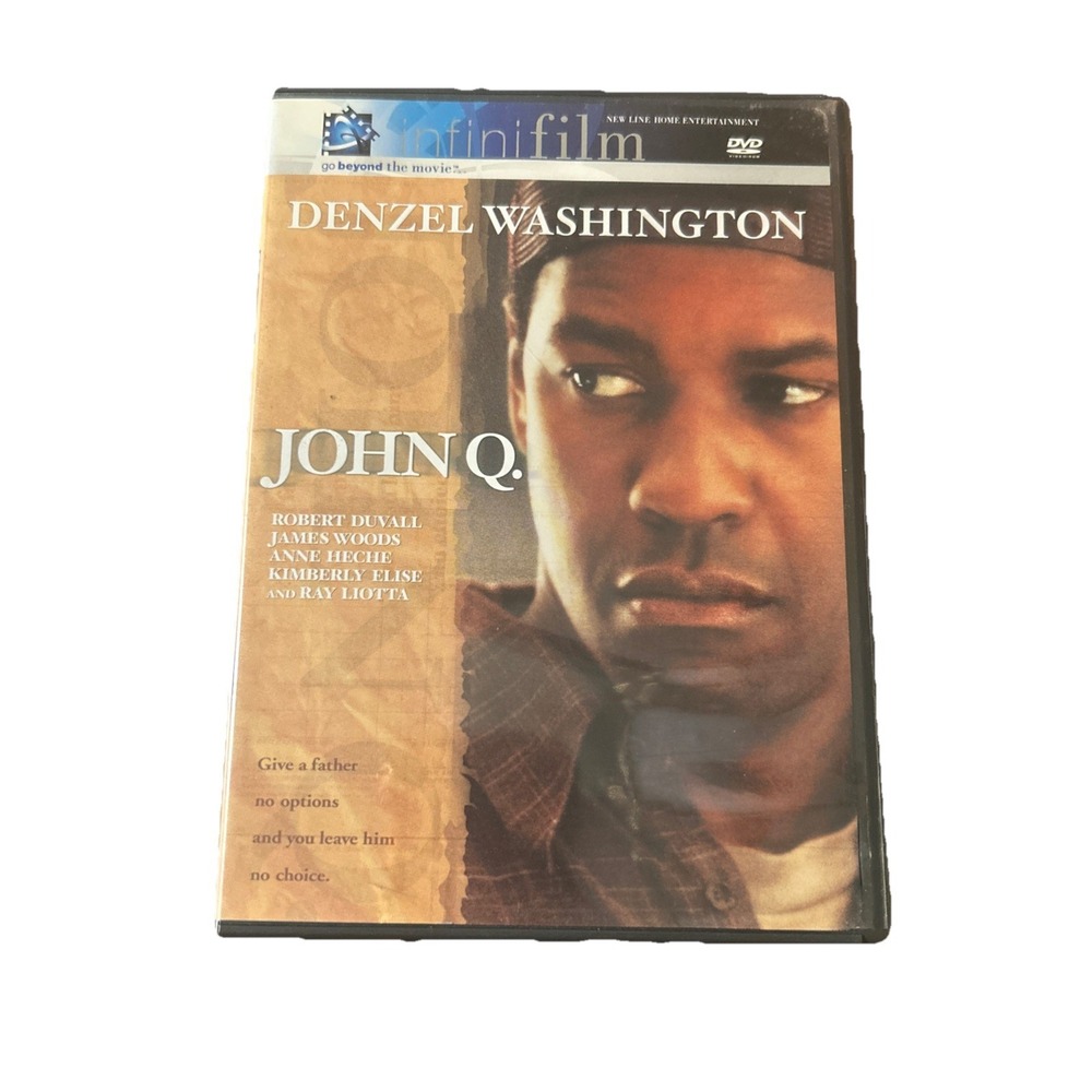 John Q. DVD 2002 Denzil Washington, Robert Duvall, James Woods